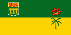 Saskatchewan province flag